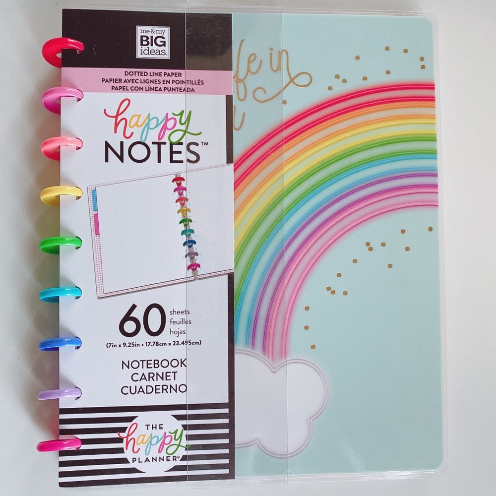Happy planner notebook live life in color